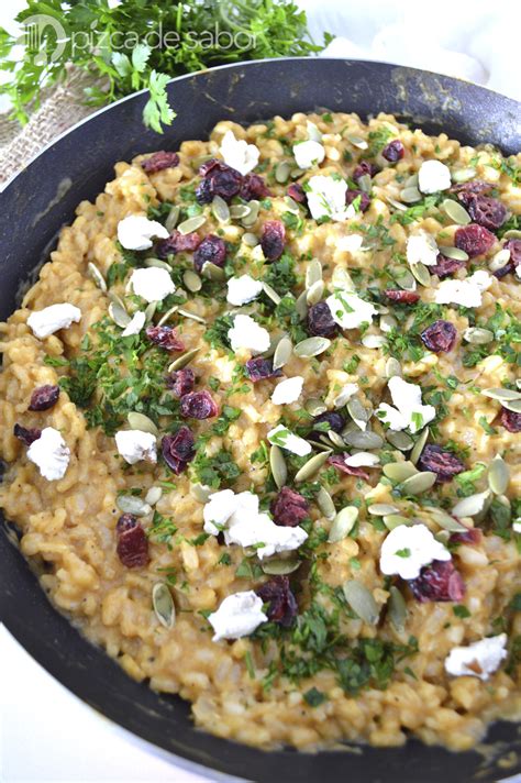 Risotto De Calabaza Pizca De Sabor