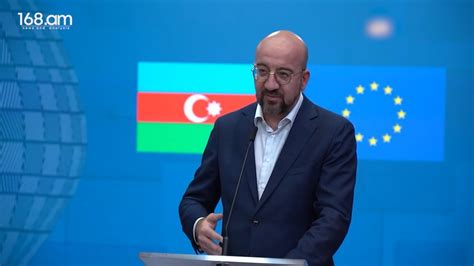 Charles Michel Makes Press Remarks Following Meeting With Nikol