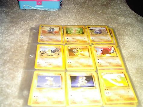 Electric type pokemon cards half sleeve sheet (9 cards)