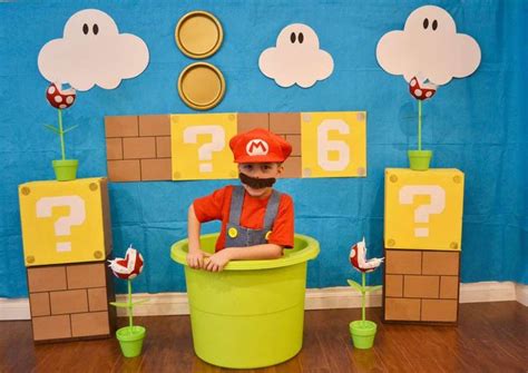 Super Mario Brothers Birthday Party Ideas Photo 1 Of 16 Mario