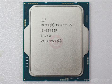 Intel Core I5 12400F Specs TechPowerUp CPU Database