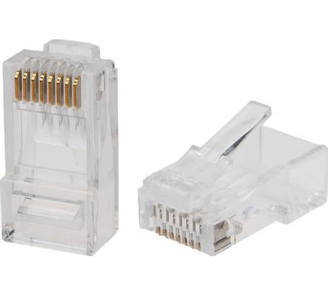 Коннекторы RJ-45 cat 6 - купить джек RJ45 8p8c категории 6 (6 кат, cat6 ...