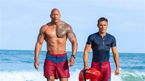 Baywatch: Zac Efron kissed The Rock and 'it was fantastic' | Ents & Arts News | Sky News