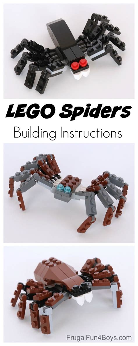 Lego Spiders Building Instructions Frugal Fun For Boys And Girls