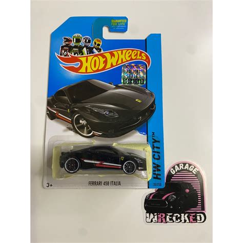Jual Hot Wheels Ferrari 458 Italia FS Shopee Indonesia