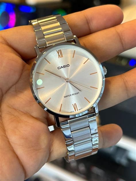 CASIO Analog Stainless Steel Men S Watch MTP VT01D 7B Men S Fashion