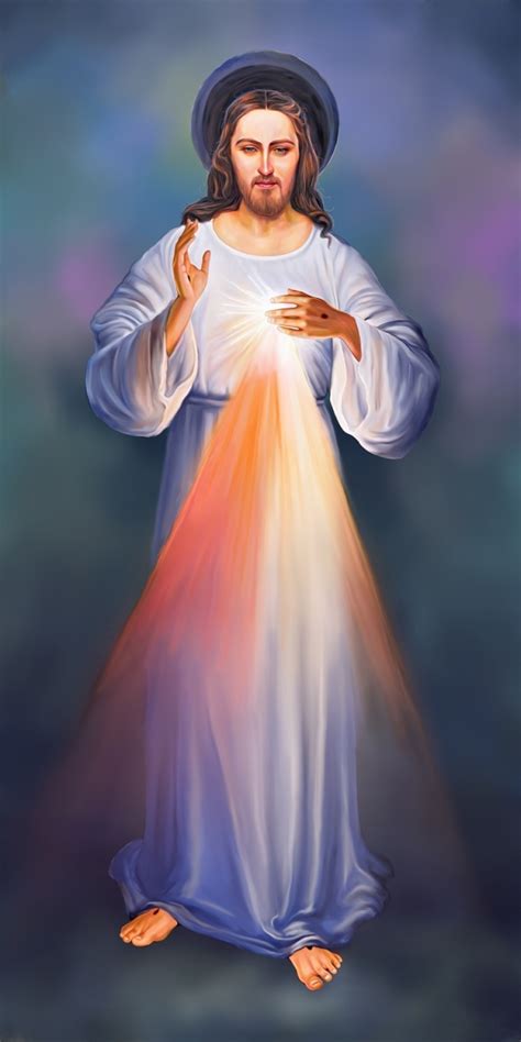 Divine Mercy Original Painting Image In Hd Premium Quality Nelson Mcbs