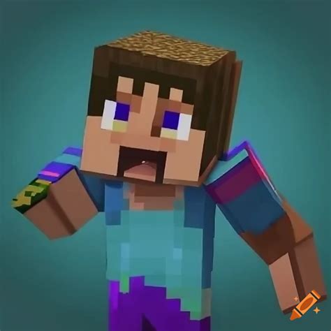 Minecraft Steve Skin Template