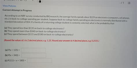 Solved E View Policies Current Attempt In Progress Chegg