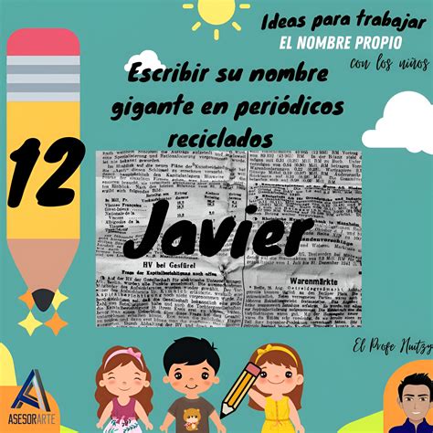 Actividades Para Trabajar El Nombre Propio En Preescolar 2