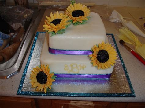 My Sunflower Bridal Shower Cake Sunflower Bridal Shower Bridal