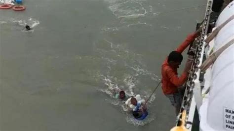 Coast Guard Rescues 12 Crew Members Of Sinking Vessel In Arabian Sea