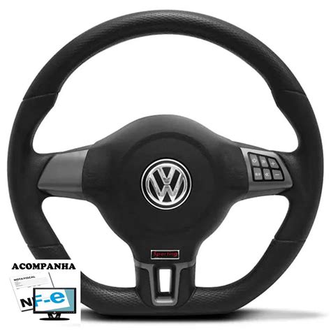 Volante Multifuncional Volkswagen Jetta Base Reta Esportivo Cubo Gol