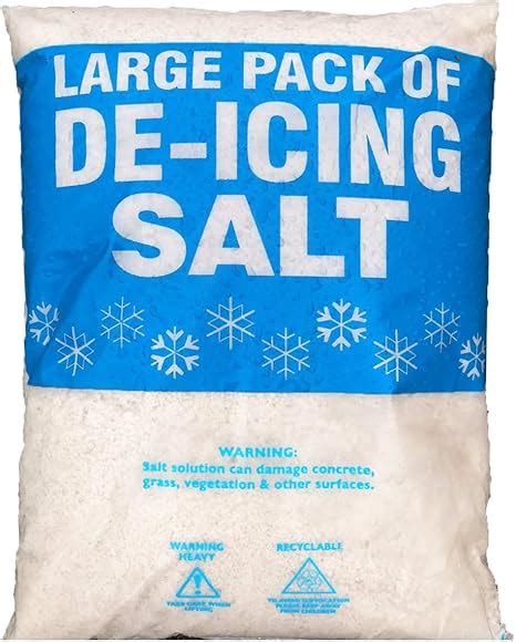 Amazon White De Icing Rock Salt Grit For Ice Snow Melting