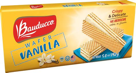 Amazon Bauducco Vanilla Wafers Galletas Crujientes De Oblea Con