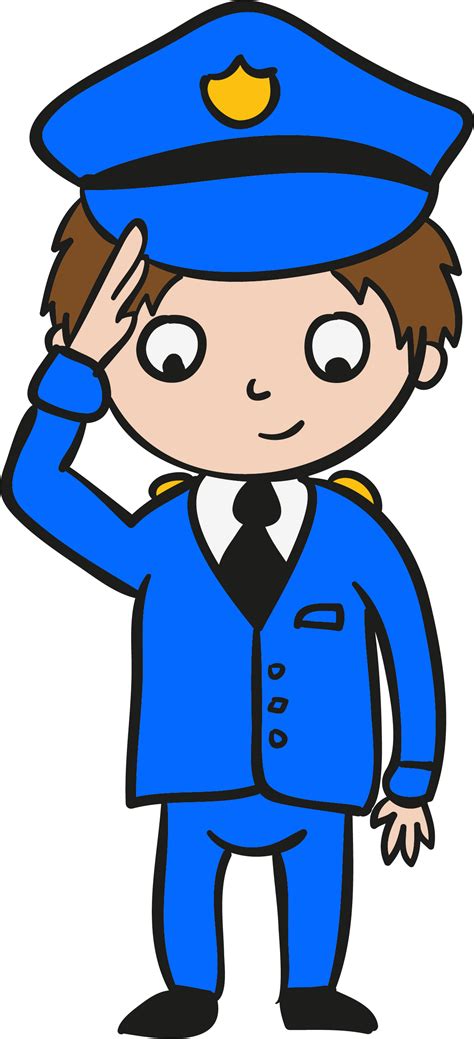 Policeman Clipart Salute Policeman Salute Transparent Police Officer