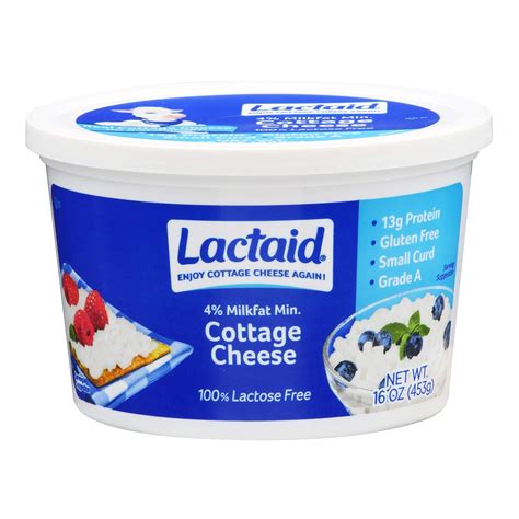 Amazon Lactaid Low Fat Cottage Cheese Plain Oz Grocery