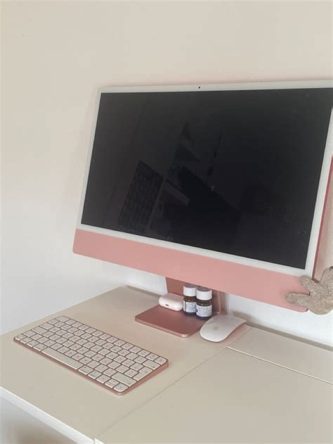 Pink iMac: Aesthetic and Minimalistic Computer