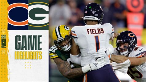 Preston Smith sacks Justin Fields | Packers vs. Bears