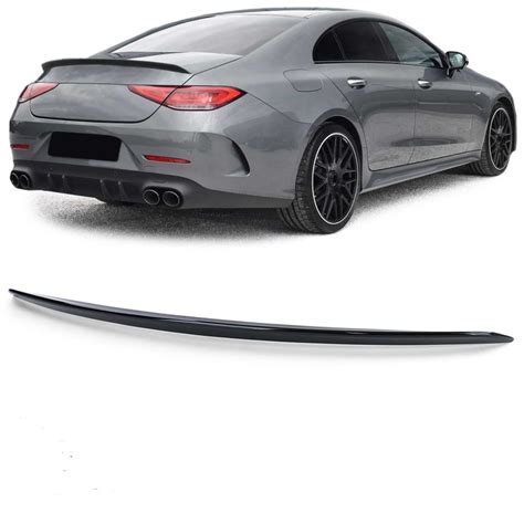 ANG Look Black Gloss Rear Boot Trunk Spoiler For Mercedes CLS C257 In