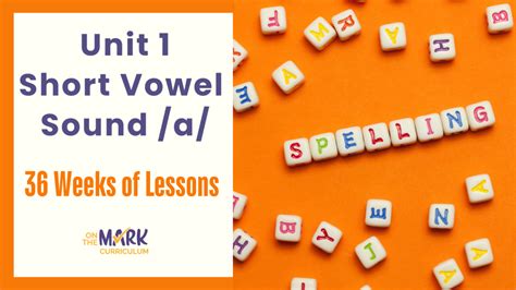 2nd Grade Spelling Unit 1 Short Vowel Sound A