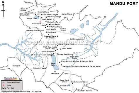 Mandu city Map