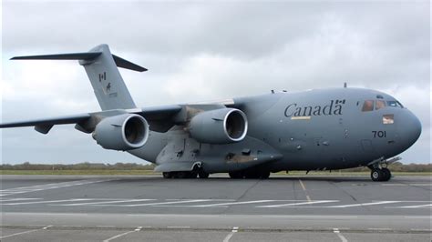 C 17 Globemaster III Royal Canadian Air Force Take Off At Brest