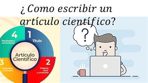 ¿como Escribir Un Artículo Científico Parte 1 Youtube