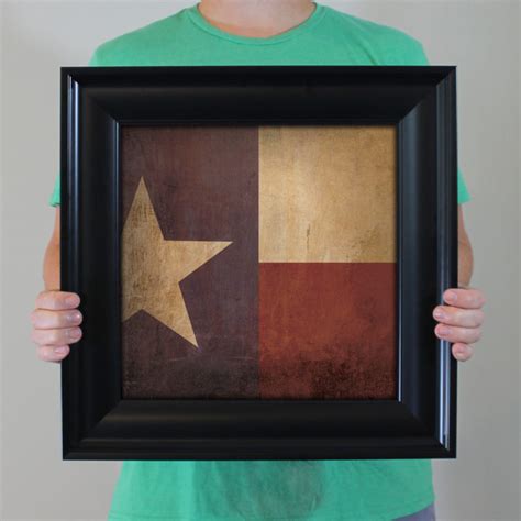 Texas Flag Art by City Prints - The Map Shop