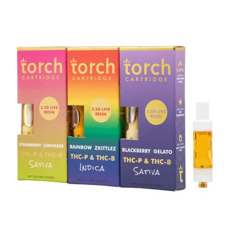 Torch Live Resin Thcp Thcb Gram Cartridge Pineapple Haze