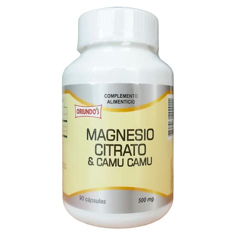 Citrato De Magnesio En Cápsulas 90 X 500mg