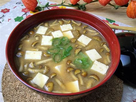 Miso Suppe Mit Nameko Pilz Rezept Aus Der Japanischen K Che