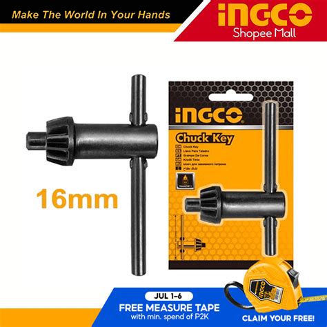 Ingco Ck Chuck Key For Mm Drill Chuck H Shopee Philippines