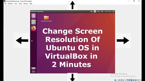 Change Screen Resolution Of Ubuntu OS In VirtualBox In 2 Minutes TO