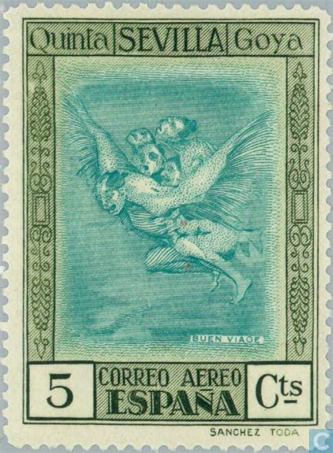 1930 Goya Francisco José 0 05 stamp Spain ESP Stamp