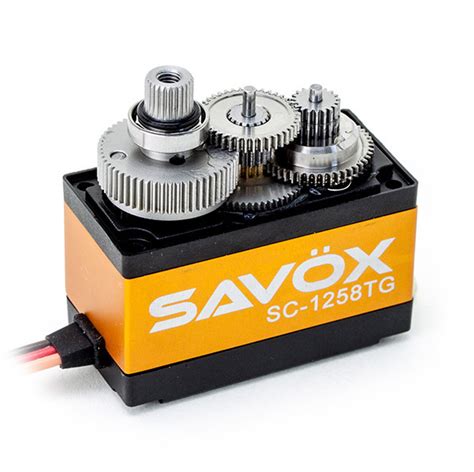 Savöx SC 1258TG Plus V2 Servo 12Kg 0 08s Coreless Titanium Gear