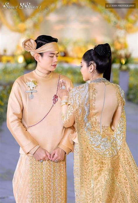 Myanmar Traditional Wedding Dress Traditional Wedding Dresses Bridal Dress Fashion Bridal