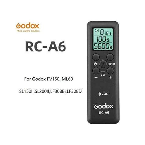 Godox Rc A Telecomando Comando Remoto Per Led