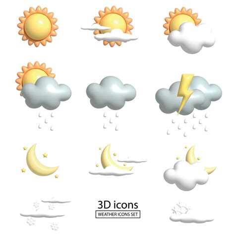 Weather 3d Icon 9386351 Png