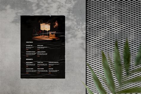 Drake menu design on Behance