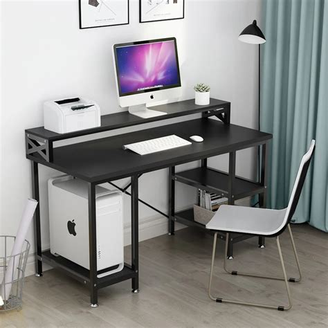 Gaming Desks Tribesigns Industrial Office Desk Modern Office Desk