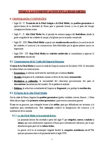 T La Comunicacion En La Edad Media Pdf