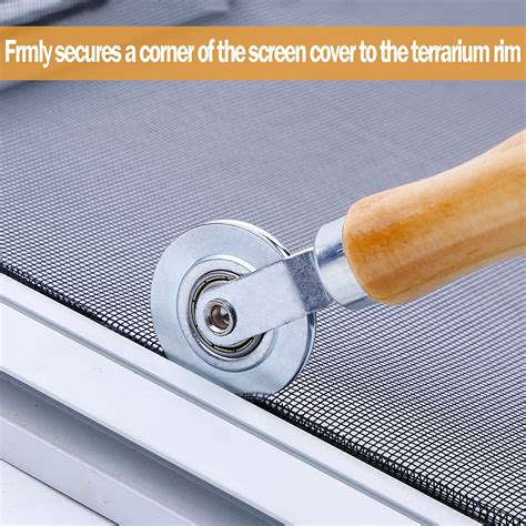 Buy 10 Pieces Screen Installer Clips and 1 Pack Spline Rolling Tool