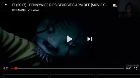 It 2017 Pennywise Rips Georgie Arm Off Clip Reaction Youtube