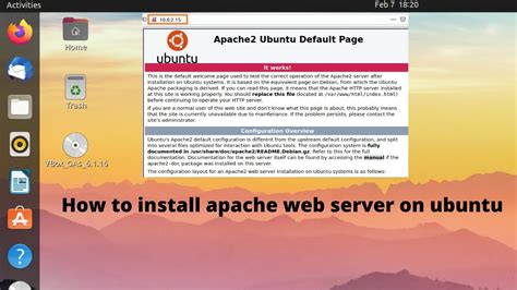 How To Install Apache Web Server On Ubuntu Linux Manage Apache