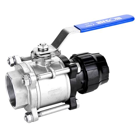 Bspf X Mm Nb Ss Ball Valve Pneumatics Direct