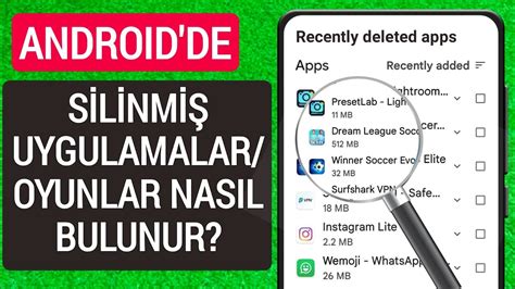 Play Store Kald R Lm Uygulamalar Ve Oyunlar G Rme Android De