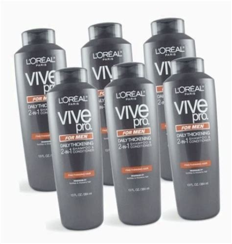 Loreal Paris Vive Pro For Men 2 In 1 Daily Thickening Shampoo And