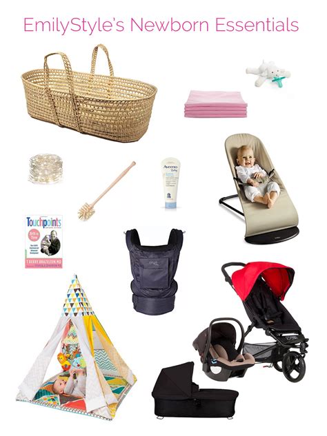 My 12 Favorite Newborn Essentials – EmilyStyle