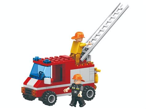 Jumei Manufacturers Fire Fighter Model Educational Building Blocks Set